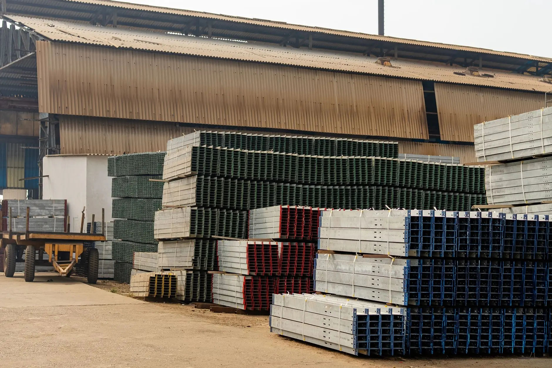 Industrial manufacturing facility in Turkey highlighting export logistics and supply chain operations.
